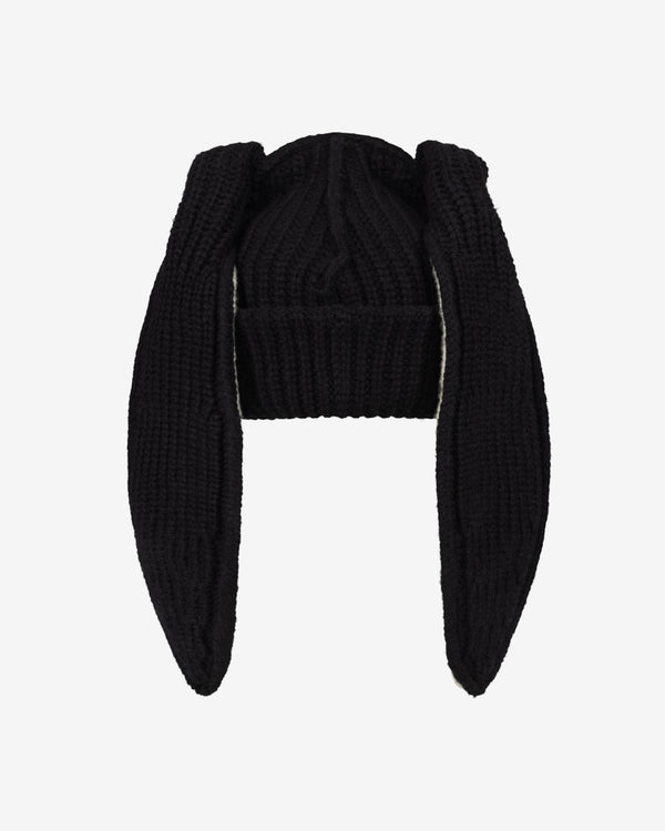 Charles Jeffrey - Men's Chunky Rabbit Beanie - (Black)