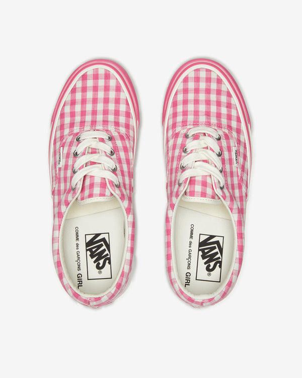 CDG Girl - Vans Gingham OG Era LX Sneakers - (Pink)