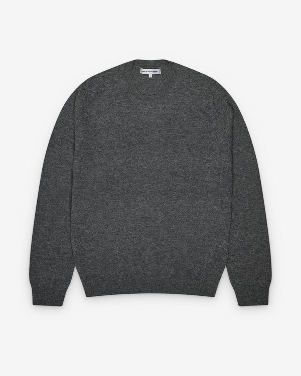 CDG Shirt Forever - Men's Round Neck Lambswool Jumper - (Grey)
