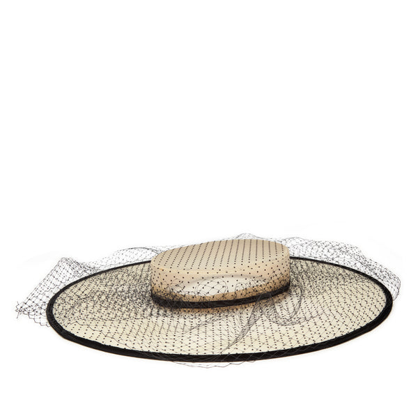 Stephen Jones - Women's Hayworth Hat - (Natural/Black)