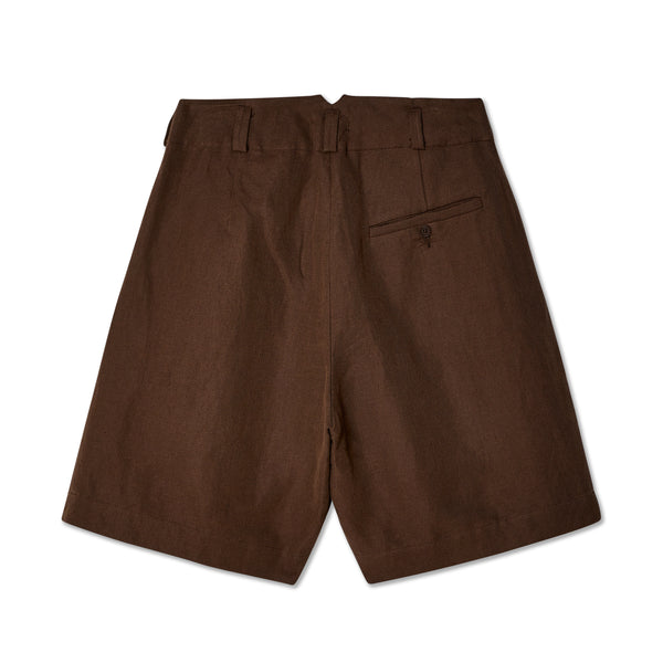 Evan Kinori - Two Pleat Short - (Brown)