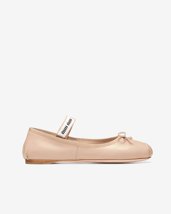 Miu Miu - Women's Ballerina Shoe - (Water Lily)