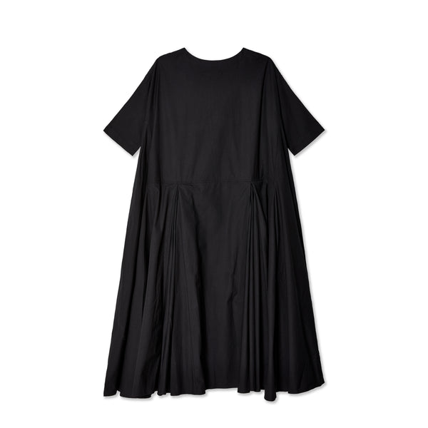 Egg Trading - Women's Pleated Dress - (Black)