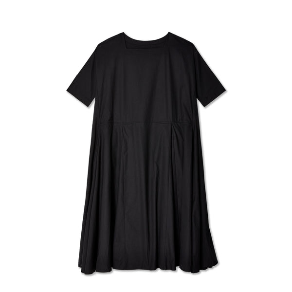 Egg Trading - Women's Pleated Dress - (Black)