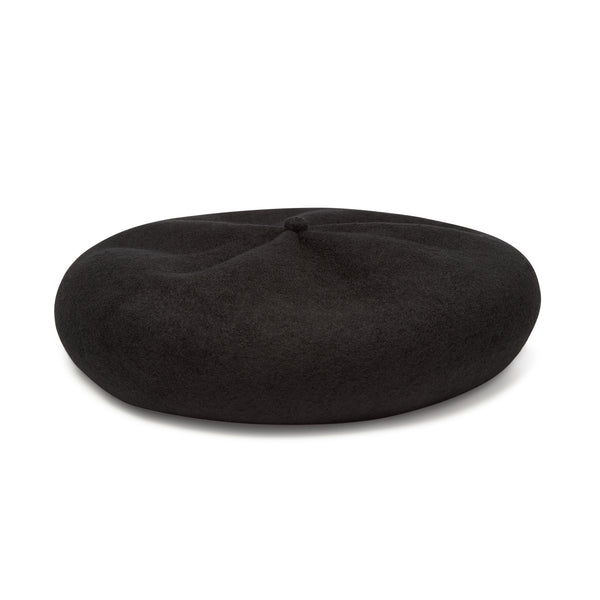 Mature Ha - Women's Beret Top Gather Big - (Black)