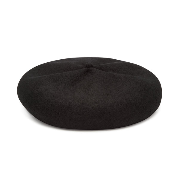 Mature Ha - Women's Beret Top Gather Big - (Black)