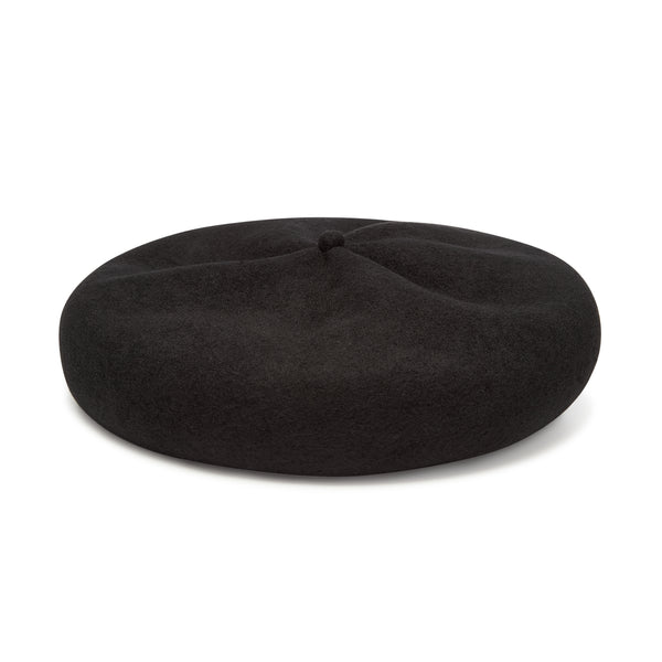 Mature Ha - Women's Beret Top Gather Big - (Black)