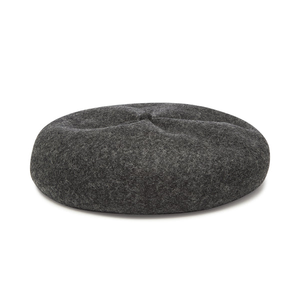 Mature Ha - Women's Beret Top Gather Big - (Charcoal)