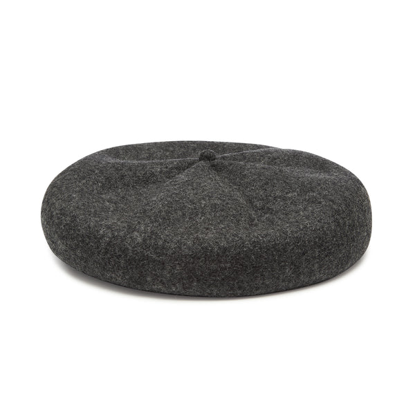 Mature Ha - Women's Beret Top Gather Big - (Charcoal)