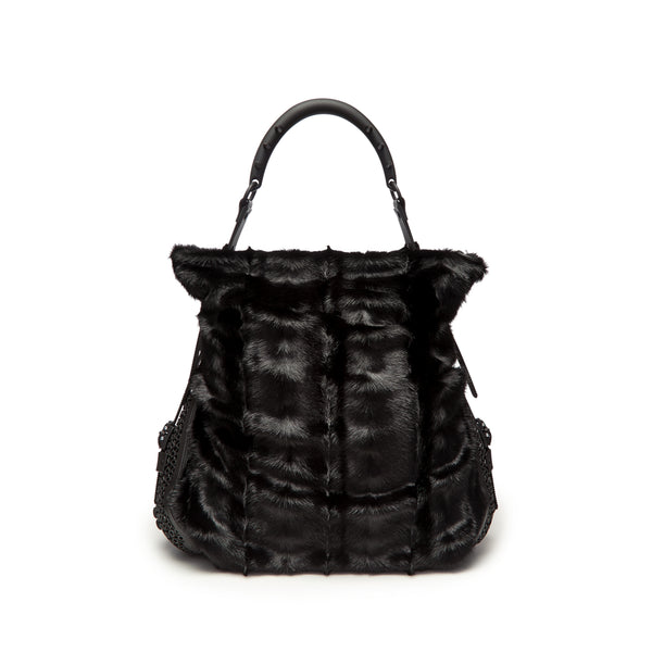 Junya Watanabe - INNERRAUM Faux Fur Handbag - (Black)