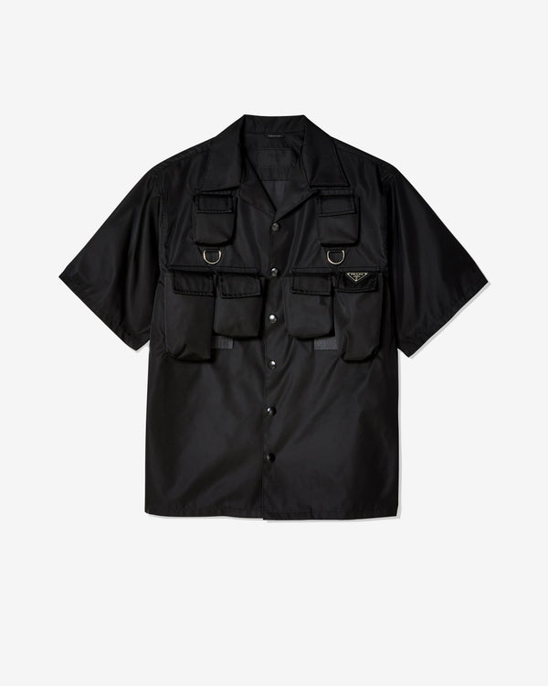 Prada - Men's Short-Sleeved Re-Nylon Shirt - (Black)