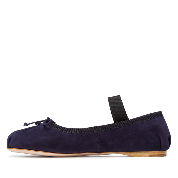 Miu Miu - Women's Ballerina Shoe - (Navy)
