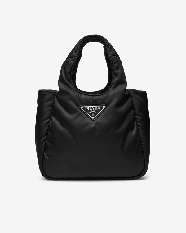 Prada - Women's Small Padded Re-Nylon Tote Bag - (Black)