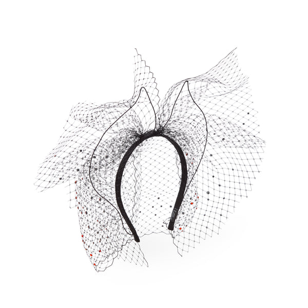 Stephen Jones - Women's Fury Tiara - (Black/Red)