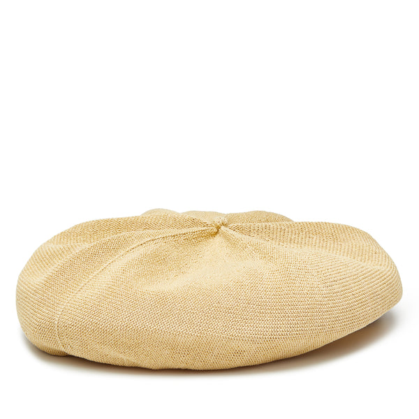 Mature Ha - Women's Beret Top Gather Big - (Wheat)