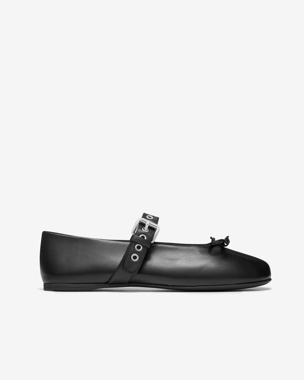Miu Miu - Women's Ballerina Shoe - (Black)