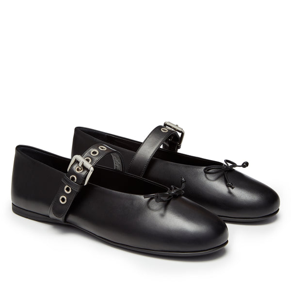 Miu Miu - Women's Ballerina Shoe - (Black)