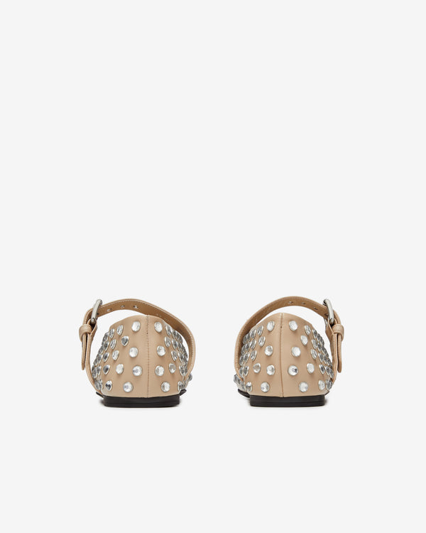 Miu Miu - Women’s Ballerina Shoe - (Travertine)