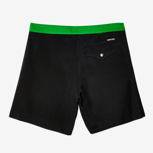 Miu Miu - Women's Satin Bermudas - (Green/Black)