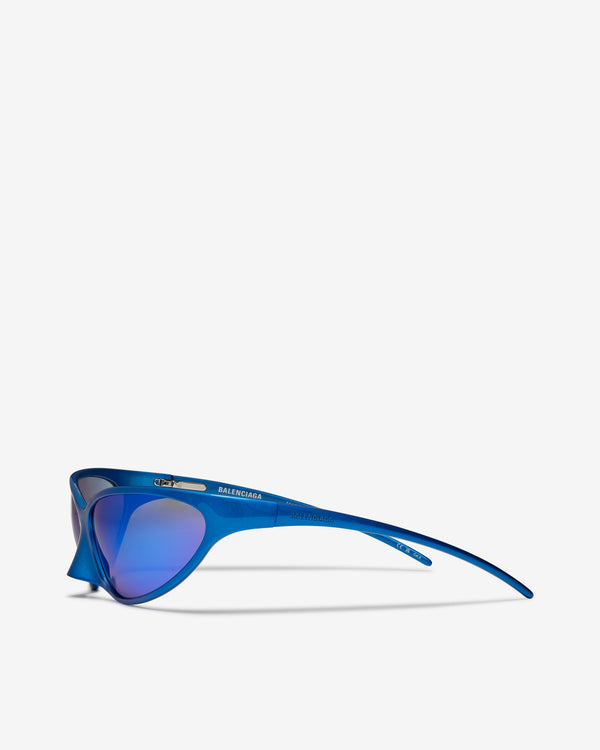 Balenciaga - Women's 4G Cat Sunglasses - (Metallic Blue)