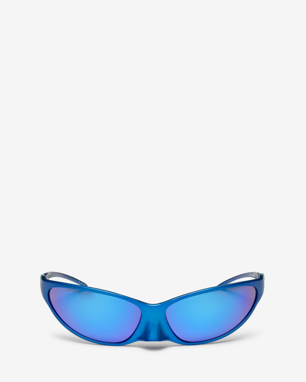 Balenciaga - Women's 4G Cat Sunglasses - (Metallic Blue)