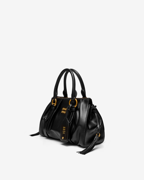 Miu Miu - Women's Joie Nappa Leather Bag - (Black)