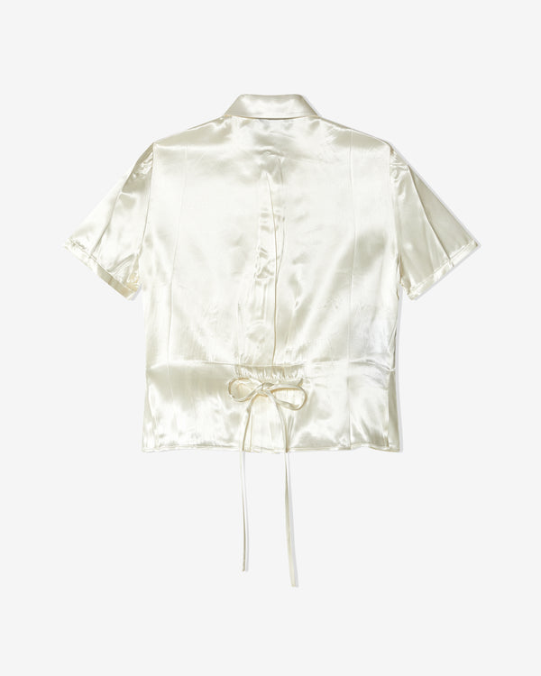 Prada - Women's Satin Shirt - (White)