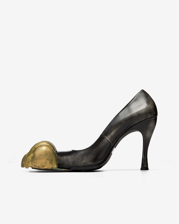 Women's History Museum - Women's Brass Paw Heels - (Black/Gold)