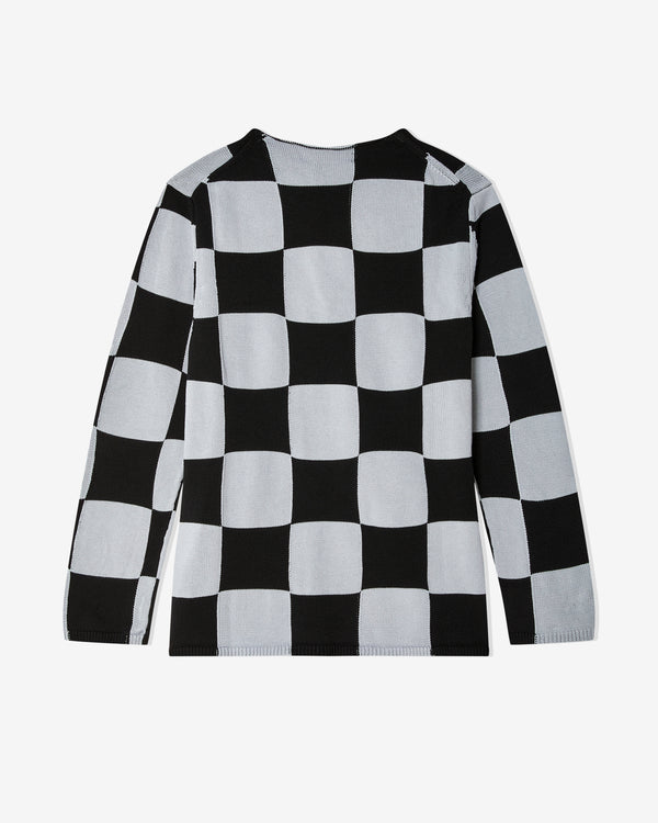 Black Comme des Garçons - Check Sweater - (Black/White)
