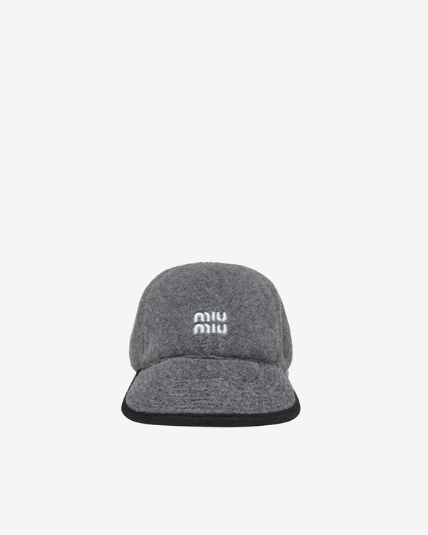 Miu Miu - Men's Fleece Baseball Cap - (Grey)