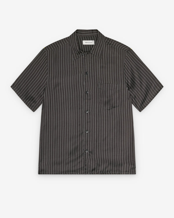 Ernest W. Baker - Men's Bowling Shirt - (Black/White)