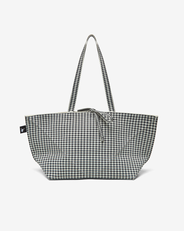 softromaine - Women's Origami Knit Big Tote - (Black/White)