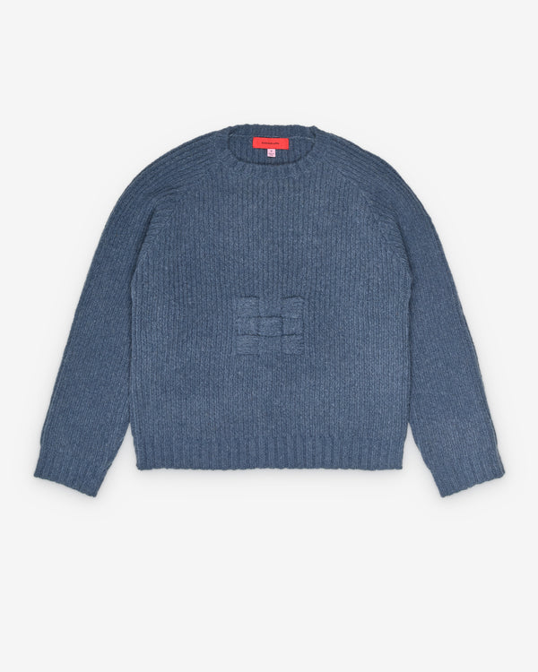 Eckhaus Latta - Men's Latch Sweater - (Steel)
