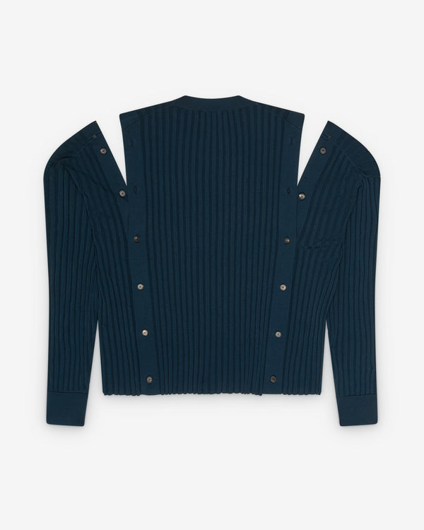 Setchu - Men's Button Jumper - (Navy)