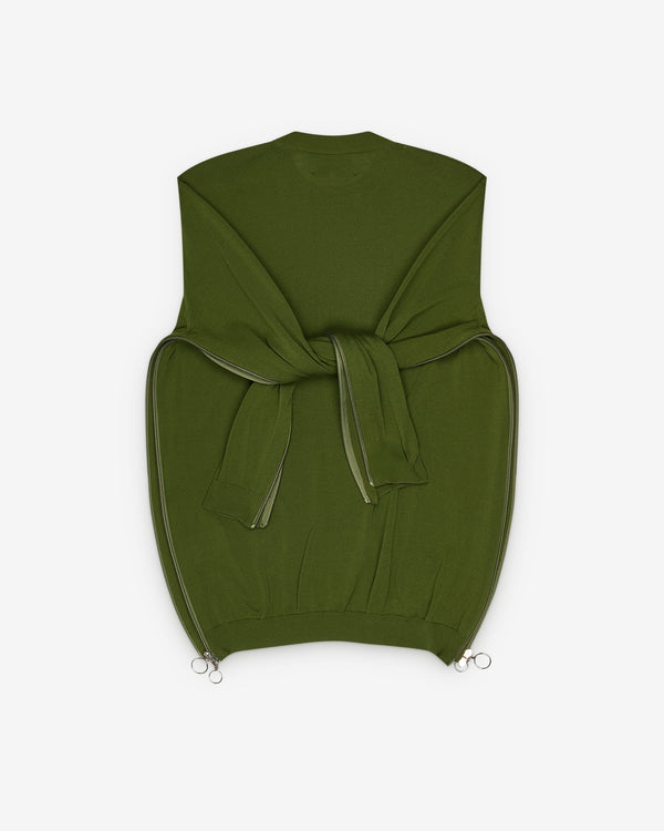 Setchu - Men's Cotton Crewneck - (Safari Green)