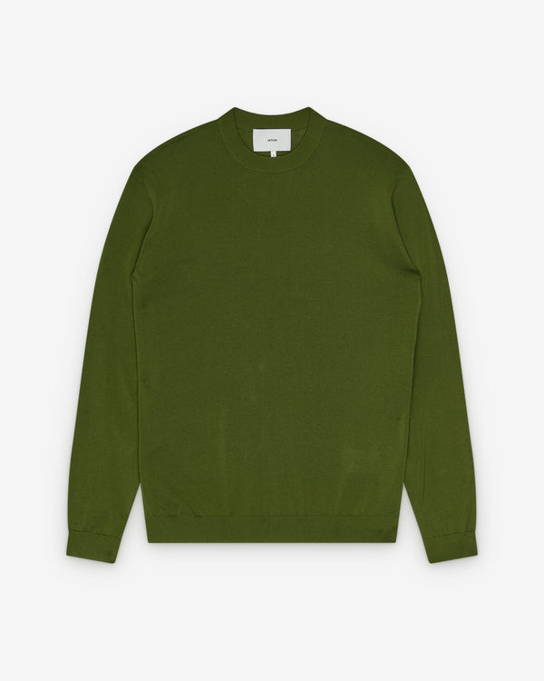 Setchu - Men's Cotton Crewneck - (Safari Green)