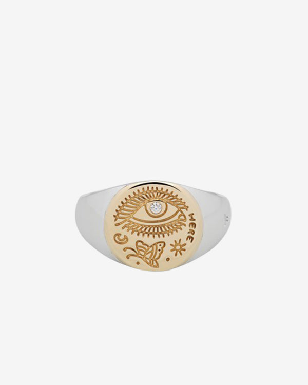 Tom Wood - Butterfly Ring Gold - (Sterling Silver)