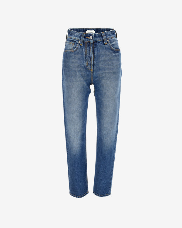 Versace - Women's High Waist Straight Jeans - (Light Blue)
