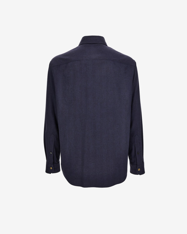 Versace - Men's Informal Shirt - (Navy Blue)