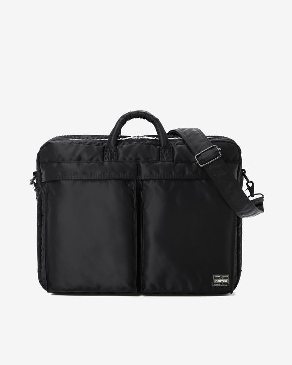 Porter Yoshida & Co. - Men's Tanker 2Way Document Bag w Zip - (Black)