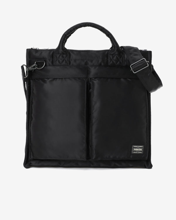 Porter Yoshida & Co. - Men's Tanker Square Tote Bag (L) - (Black)