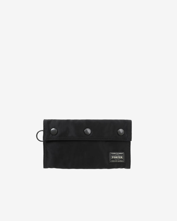 Porter Yoshida & Co. - Men's Tanker Pocket Wallet (L) - (Black)