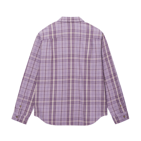 Stüssy - Men's Stones Plaid Shirt - (Lavender)