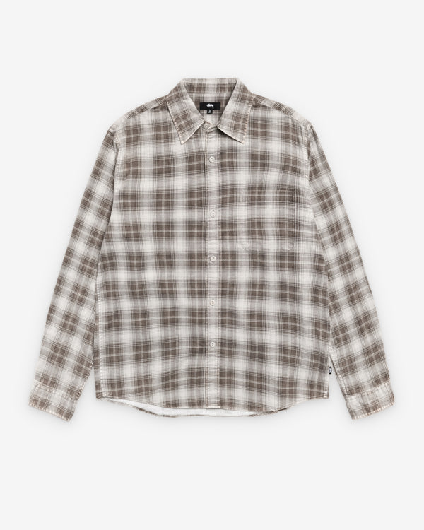 Stüssy - Men's Dax Plaid Shirt - (Brown)
