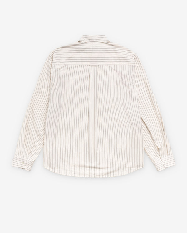 Stüssy - Men's Standard Long Sleeve Shirt - (Stripe)