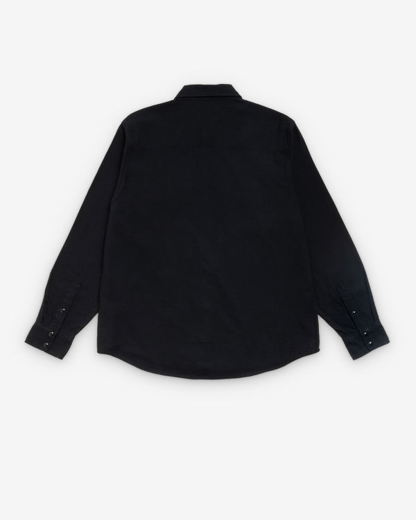 Stüssy - Men's Cotton Silk Western Shirt - (Black)