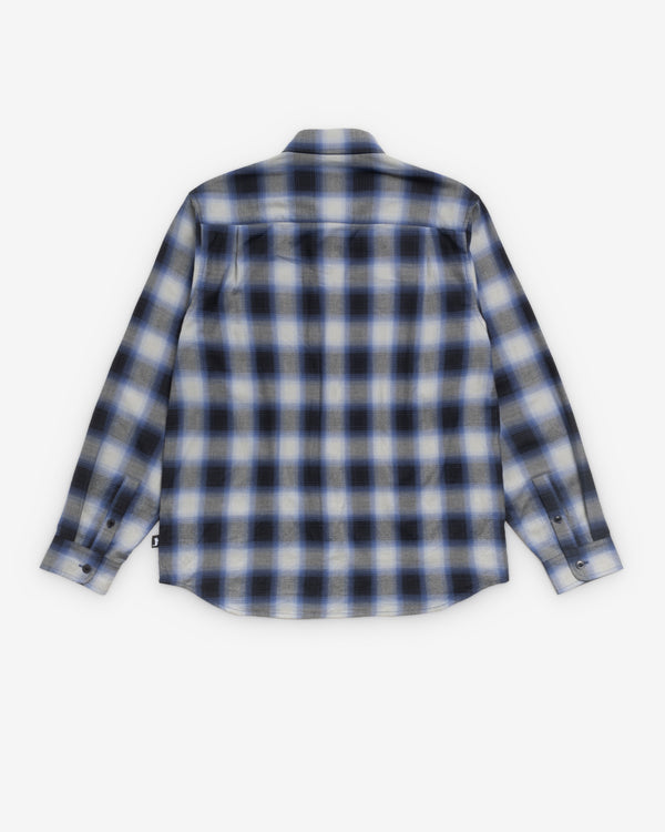 Stüssy - Men's Beach Ombre Plaid Shirt - (Black)