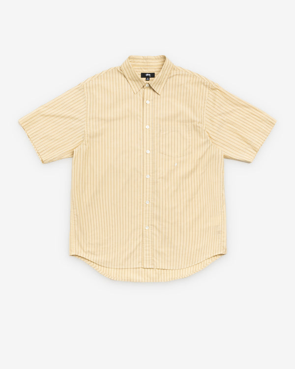Stüssy - Men's Standard SS Shirt - (Yellow Stripe)