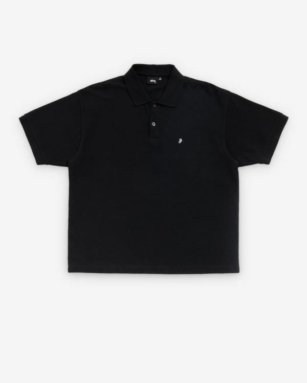 Stüssy - Men's Classic Pique Polo - (Black)