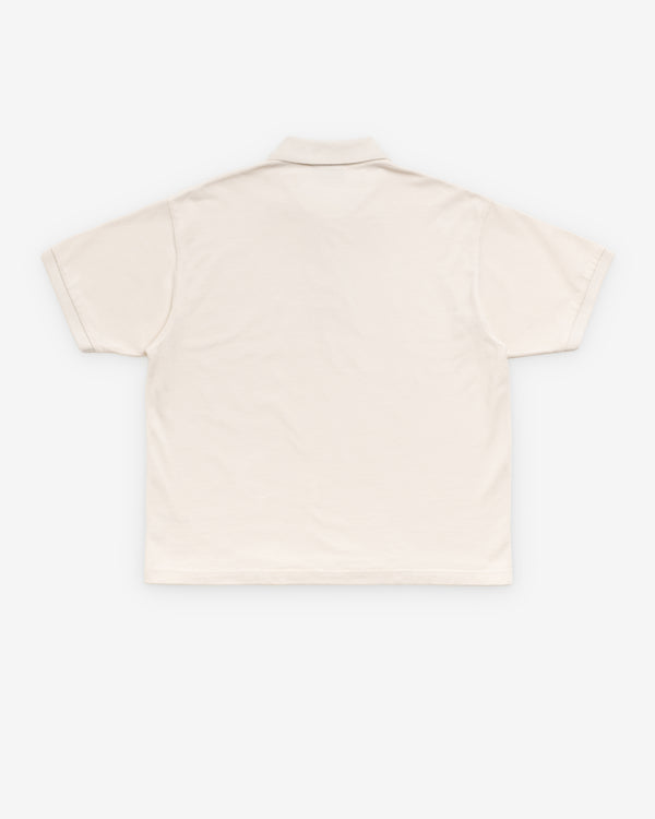 Stüssy - Men's Classic Pique Polo - (Off White)
